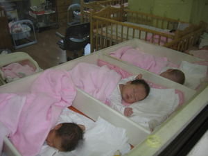 Babies in the  Seoul orphanage
