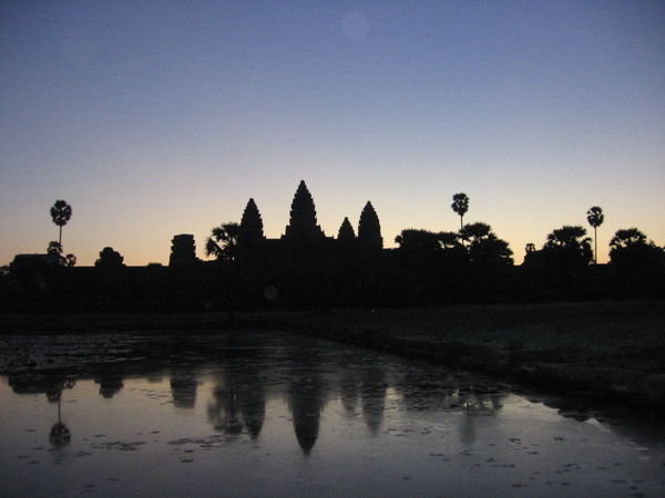 Angkor wat at sunrise