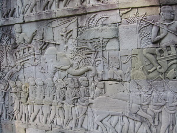 The Bayon bas-relief