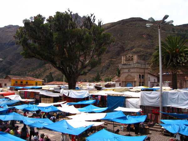 The Sunday market at Pisac