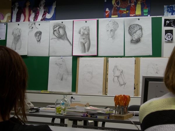 drawing and painting class