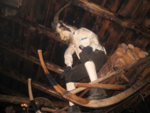 goat man on the ceiling