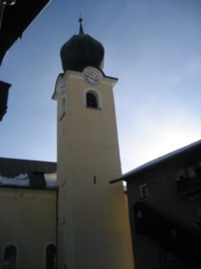 church in saalbach