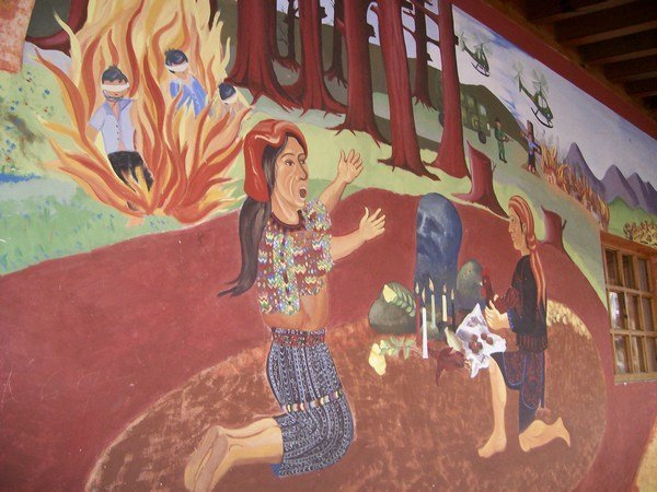 Mural on the municpal building
