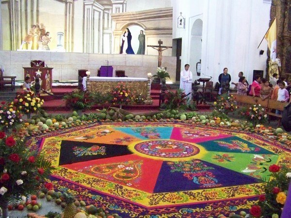 The  Alfombra inside our church, San Francisco