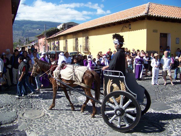 A Roman chariot