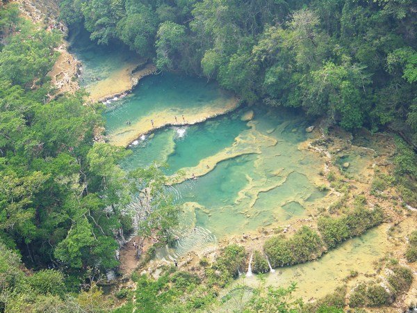 The waterfall pools of Semuc Champey