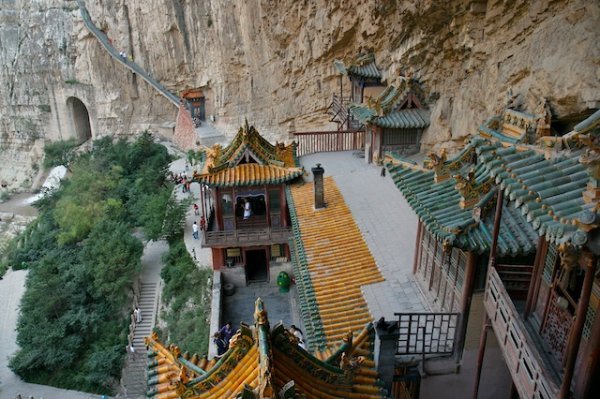 View from hanging temple