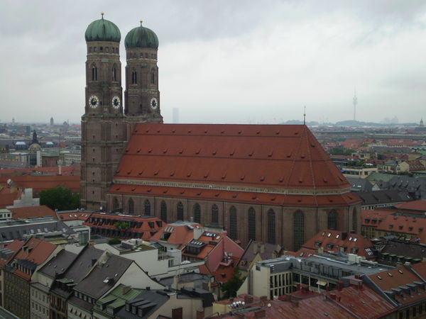 The Frauenkirche from the top of the Peterskirche :P