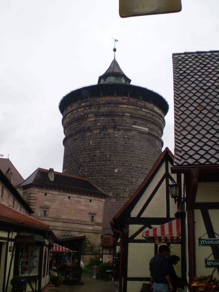 One of the watchtowers on the city wall