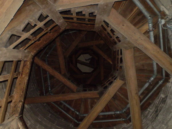 the staircase up the tower at the empirical castle, Nuremberg