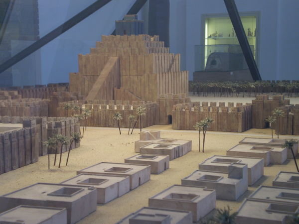 A model of the ancient city of Babylon