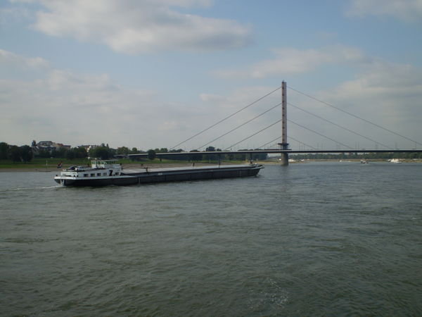 Cargo ship on the Rheine