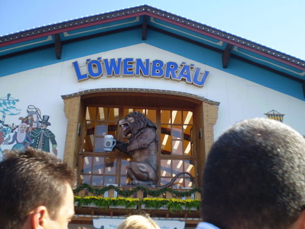 The Löwenbräu lion