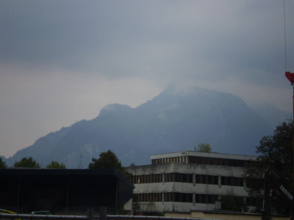 One of the many mountains surrounding Salzburg
