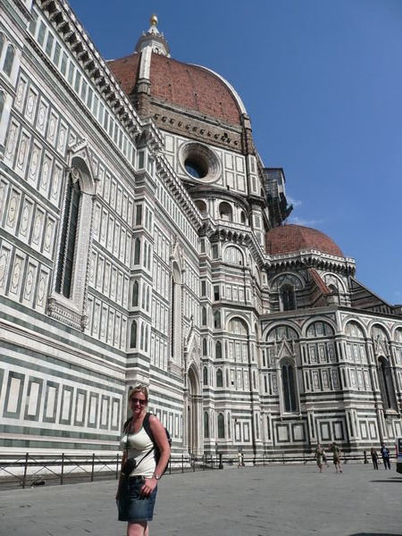 Me outside Florence Cathedral