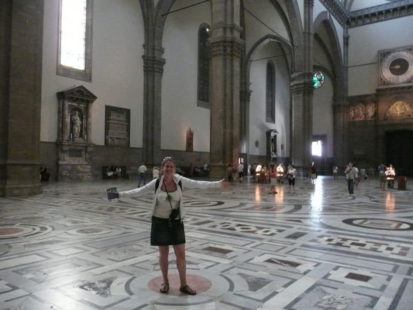 I can move! I can actually move inside a famous cathedral in Europe!