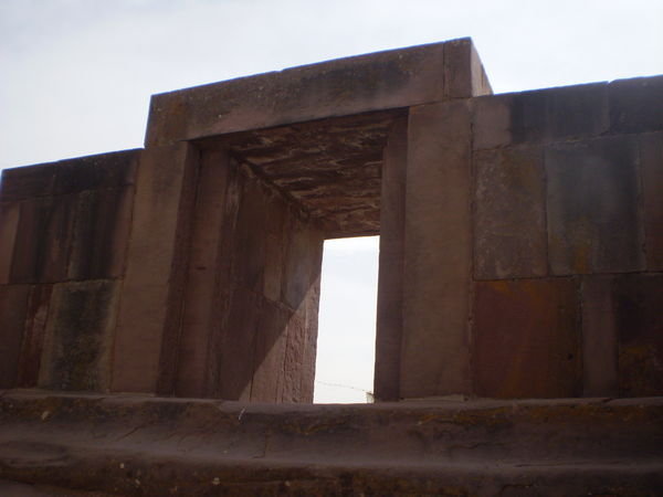 Temple Entrance At Tiwanaku