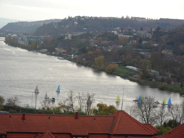 On the top of Vysehrad Hill