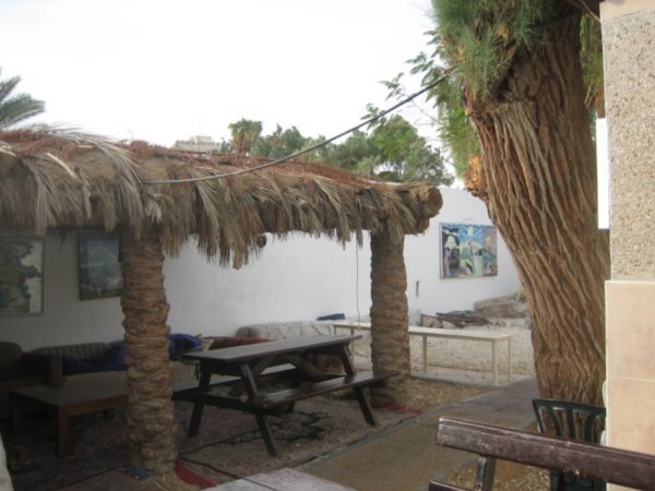 Hostel at Eilat. Sleeping under the stars