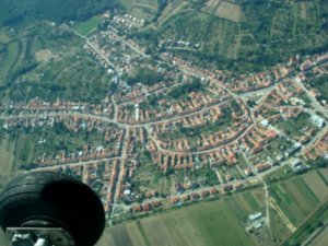Flying over Czech Slovak border