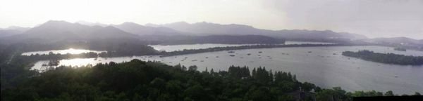 Panorama of West Lake, from Leifeng Pagoda
