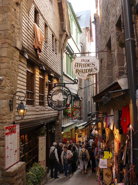 streets of Mont St. Michel