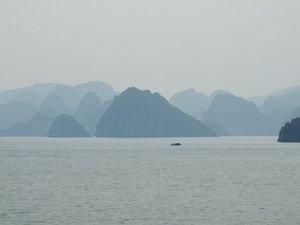 Approaching the islets - Ha Long Bay