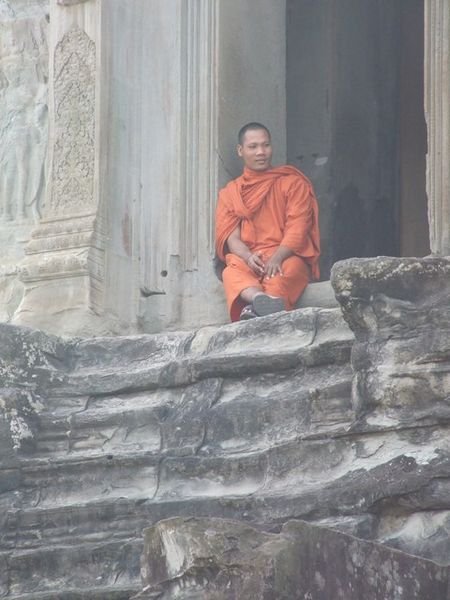 Obligatory monk shot at Angkor Wat