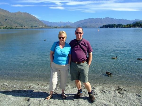 Colin and Margaret in Wanaka
