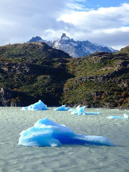 Icebergs in Torres Del Paine
