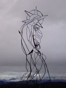 Sculpture at the view point