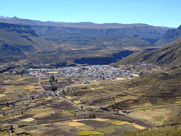 Chivay - the base for our Colca Canyon trip