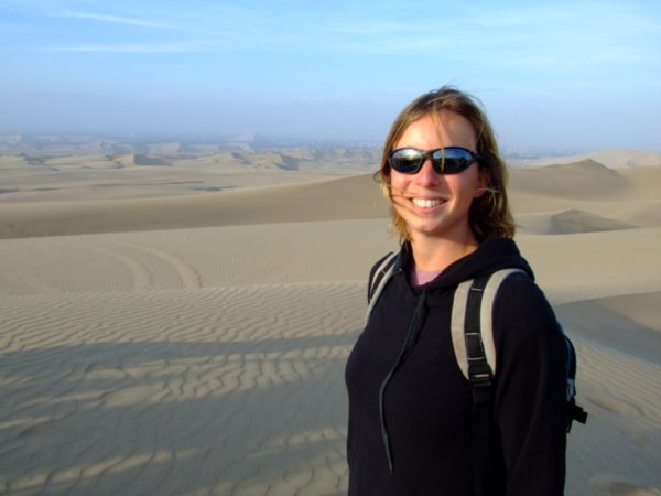 Sand dunes above Huacachina