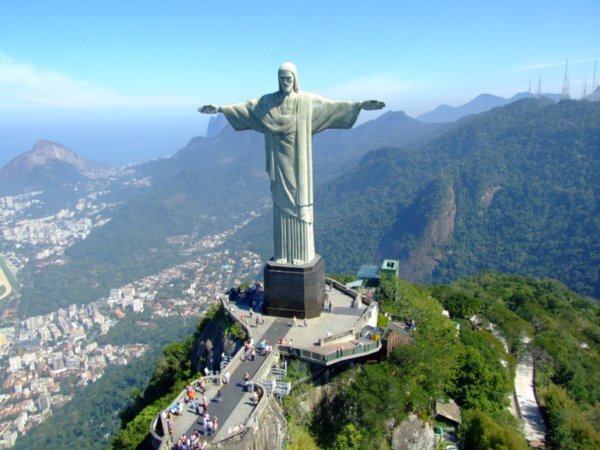 Christ the redeemer on Corcovado Mountain