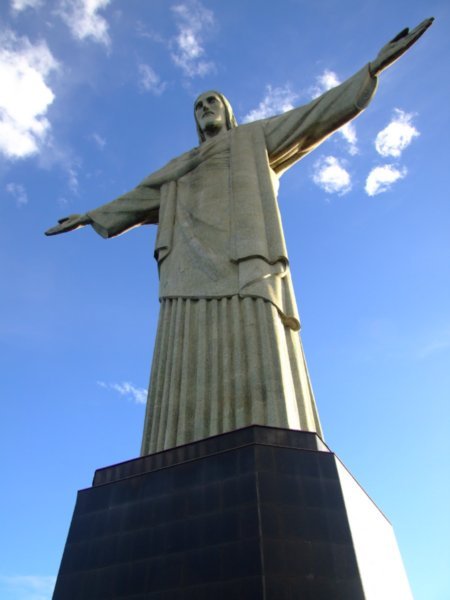 Christ the redeemer at an arty slant