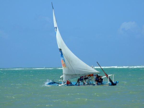 Boat to the reef off Maceio