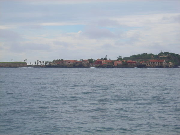 approaching Gorée Island