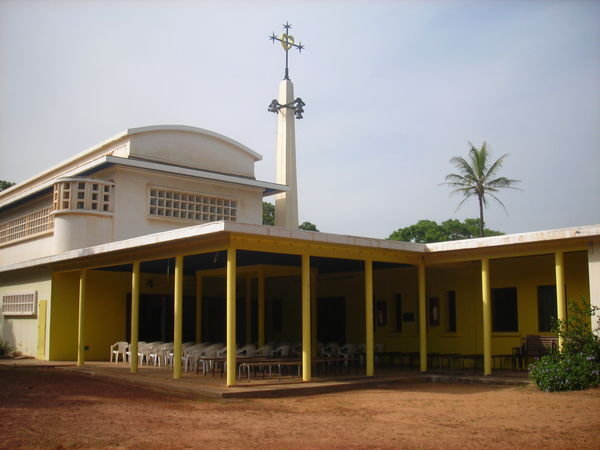 the sanctuary at Keur Moussa