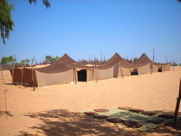 our Mauritanian tents!