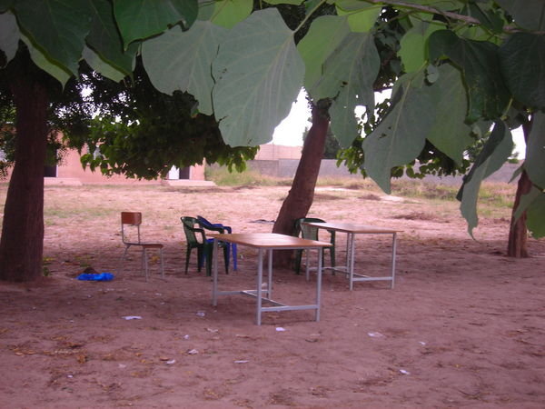 the teachers' lounge in Ndoffane