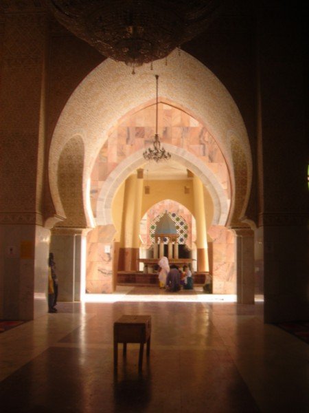 door to the innermost part of the mosque