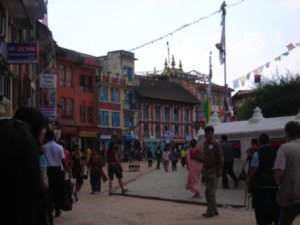 streets around the stupa