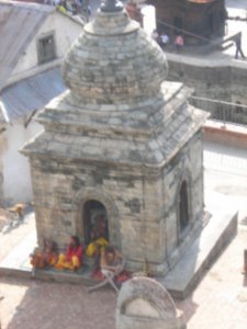 holy men at the Hindu Temple