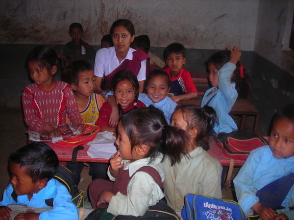 children at the primary school