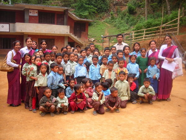 students at the primary school