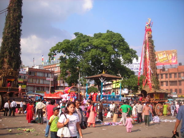 the festivities in Patan