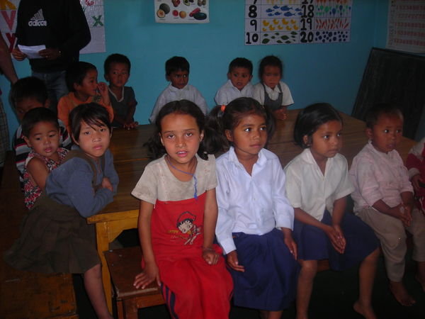 children at the preschool
