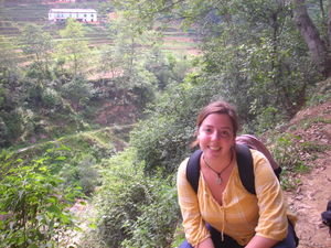 next to the gorge near Tikabhairav