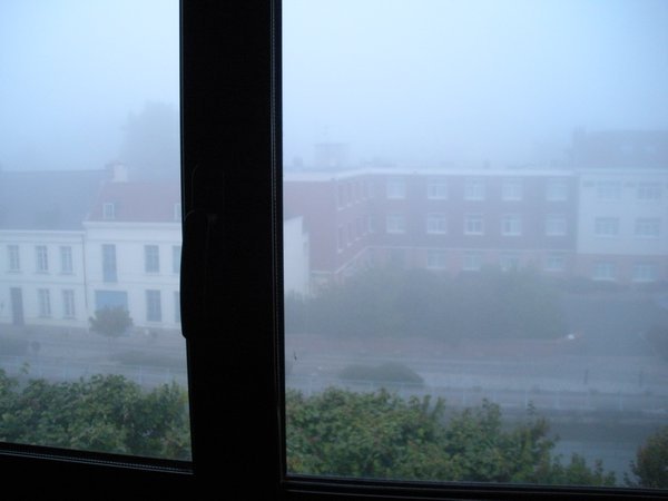 foggy morning outside my window